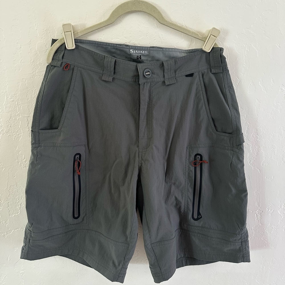 Simms dark gray shorts size 34